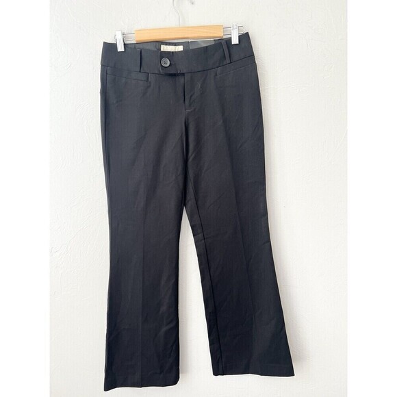 Banana Republic Jackson Fit Stretch Profesional Black Dress Pants NEW Size 4 - Picture 1 of 9